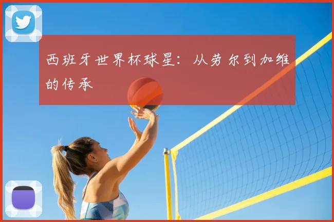西班牙世界杯球星：从劳尔到加维的传承